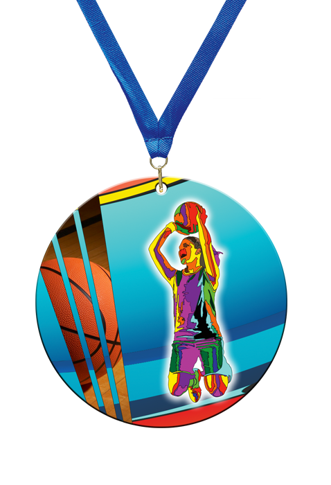 Médaille Ø 70 mm Basket - NB04