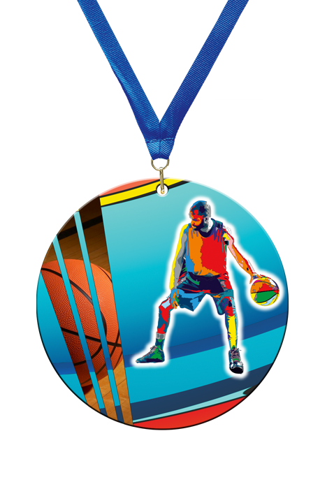 Médaille Ø 70 mm Basket - NB05