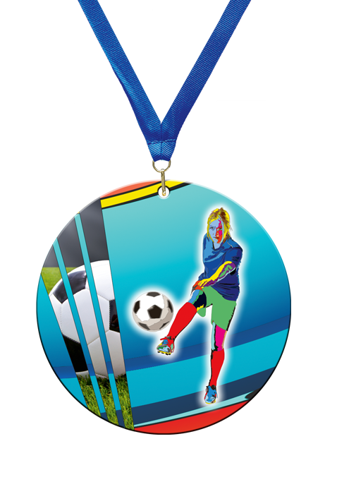 Médaille Ø 70 mm Football - NB11