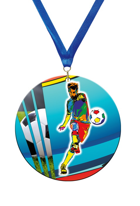 Médaille Ø 70 mm Football - NB12