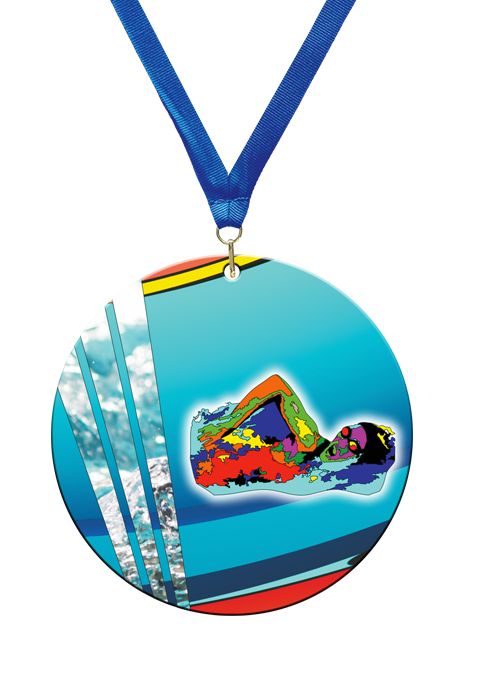 Médaille Ø 70 mm Natation - NB19