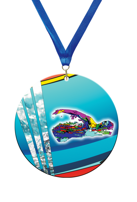 Médaille Ø 70 mm Natation - NB20