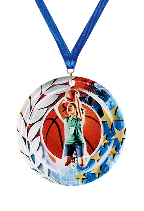 Médaille Ø 70 mm Basket  - NA03